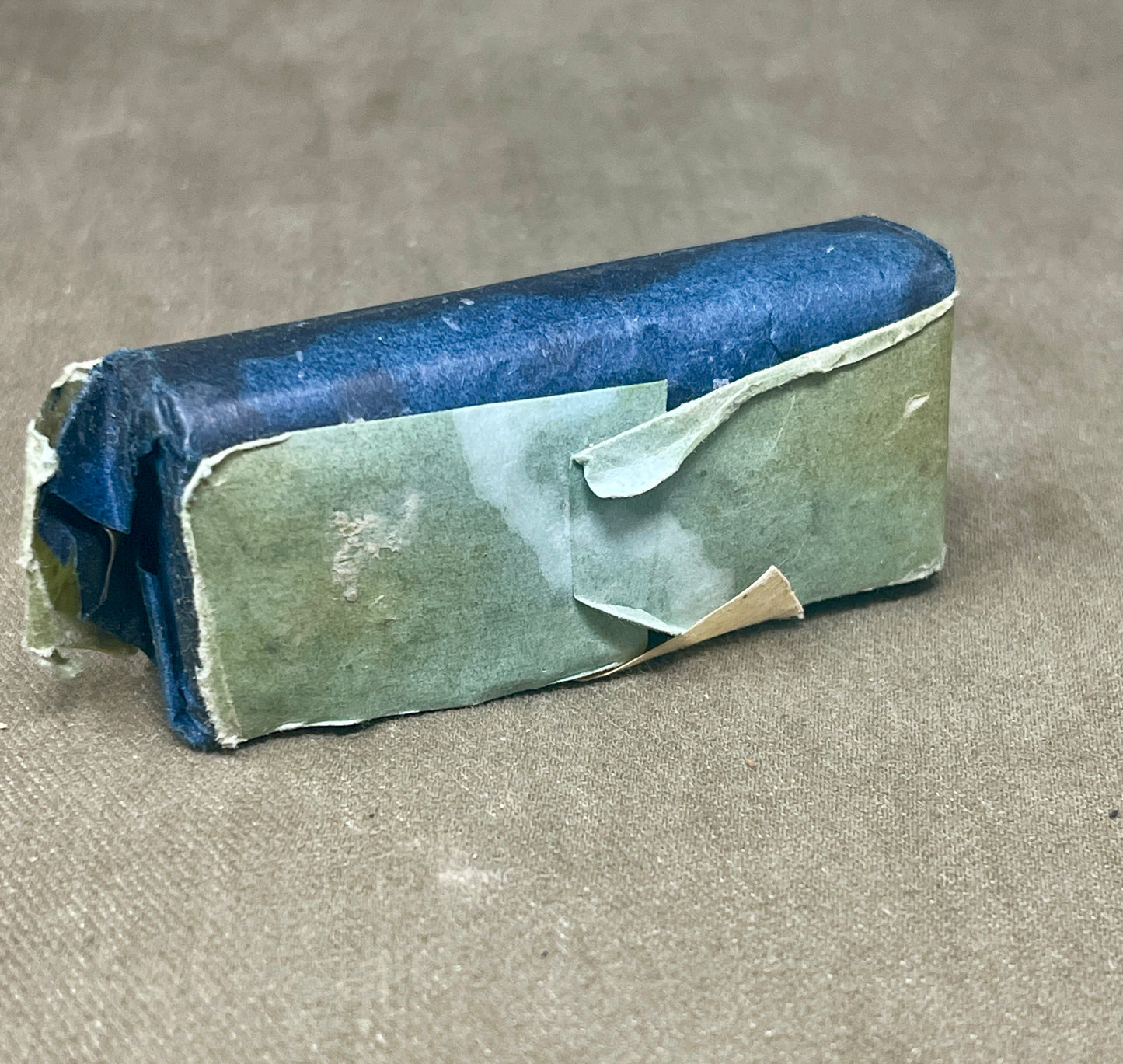 Selection of WW2 PeriodKhaki Open Wove Bandage Compressed Dressings