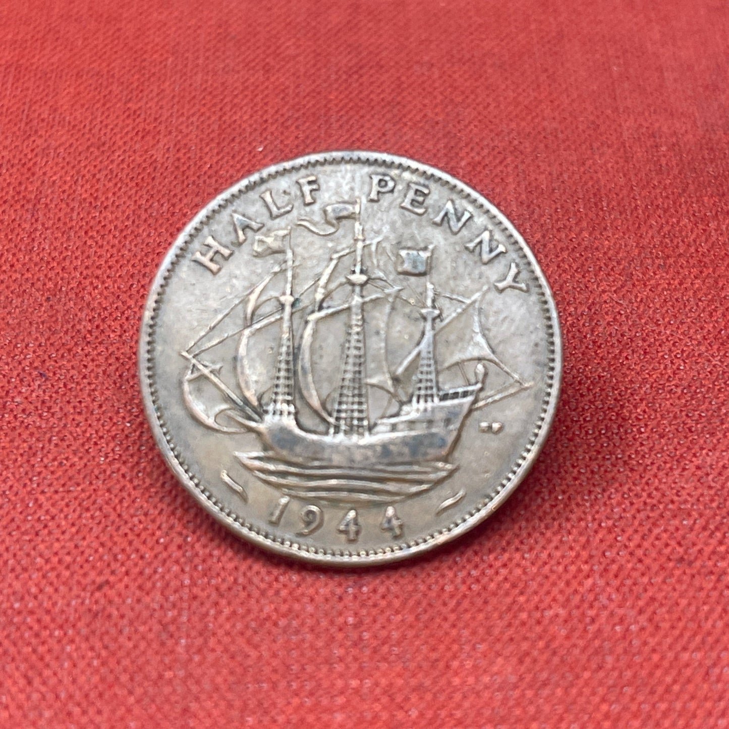 King George VI 1942 Half Penny