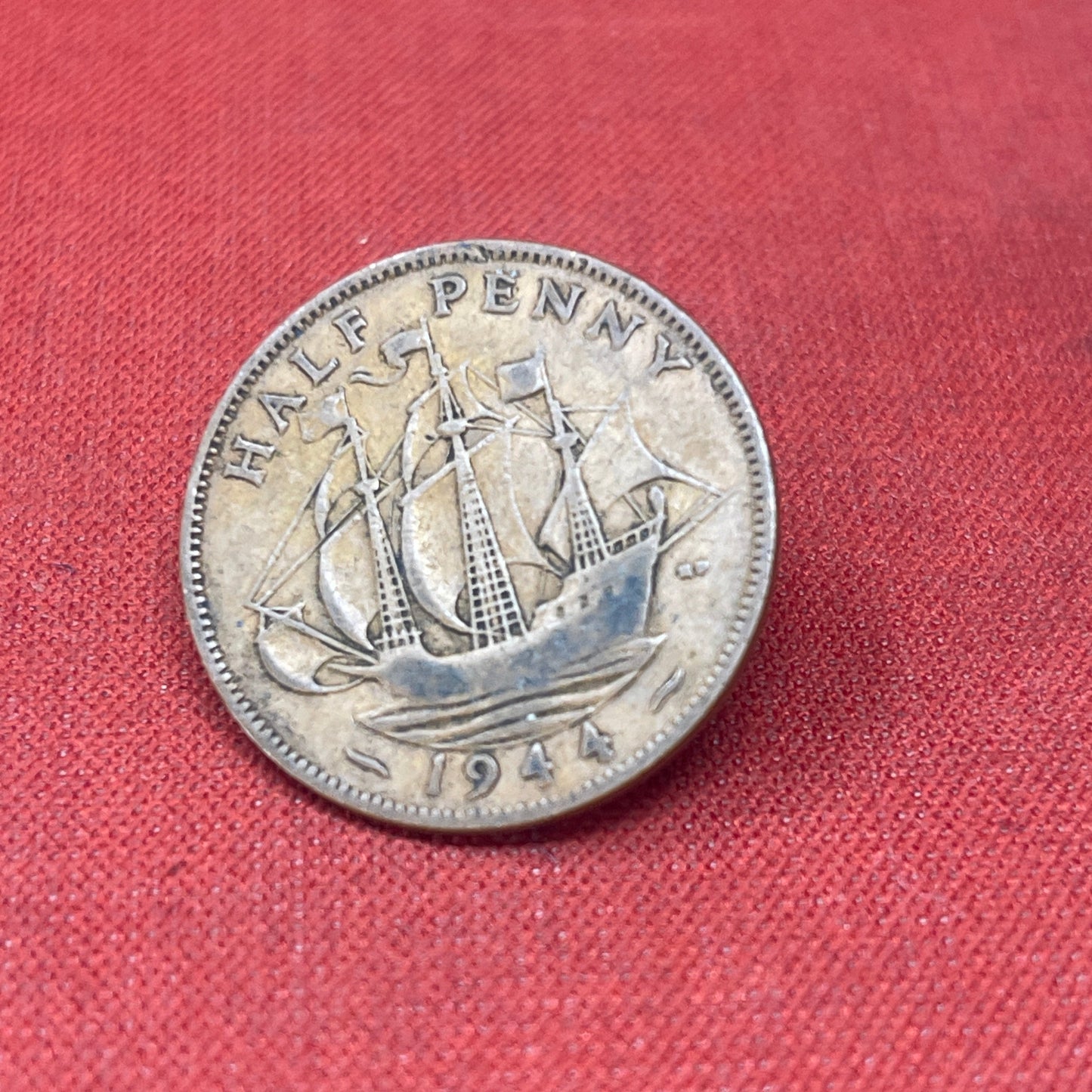 King George VI 1942 Half Penny