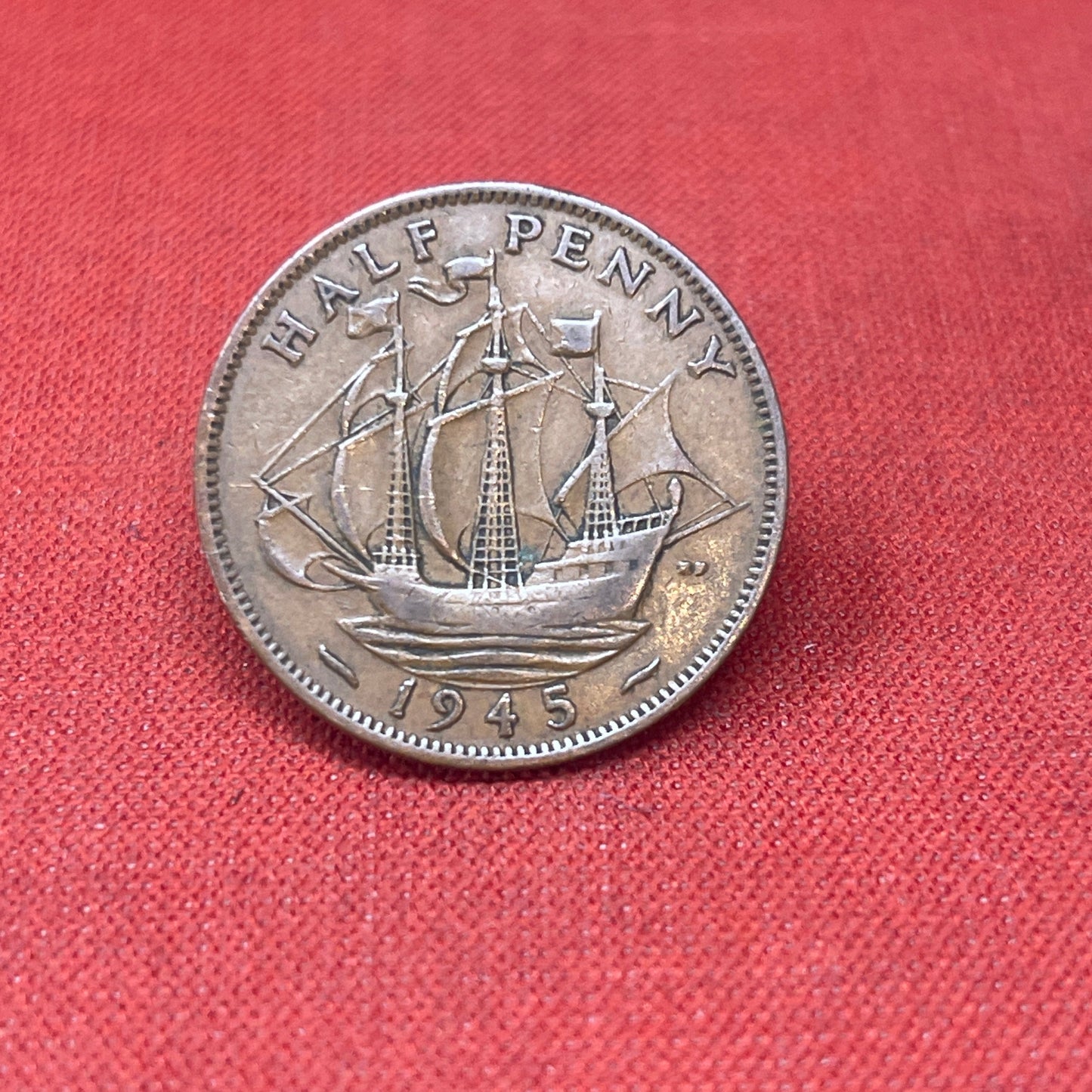 King George VI 1942 Half Penny