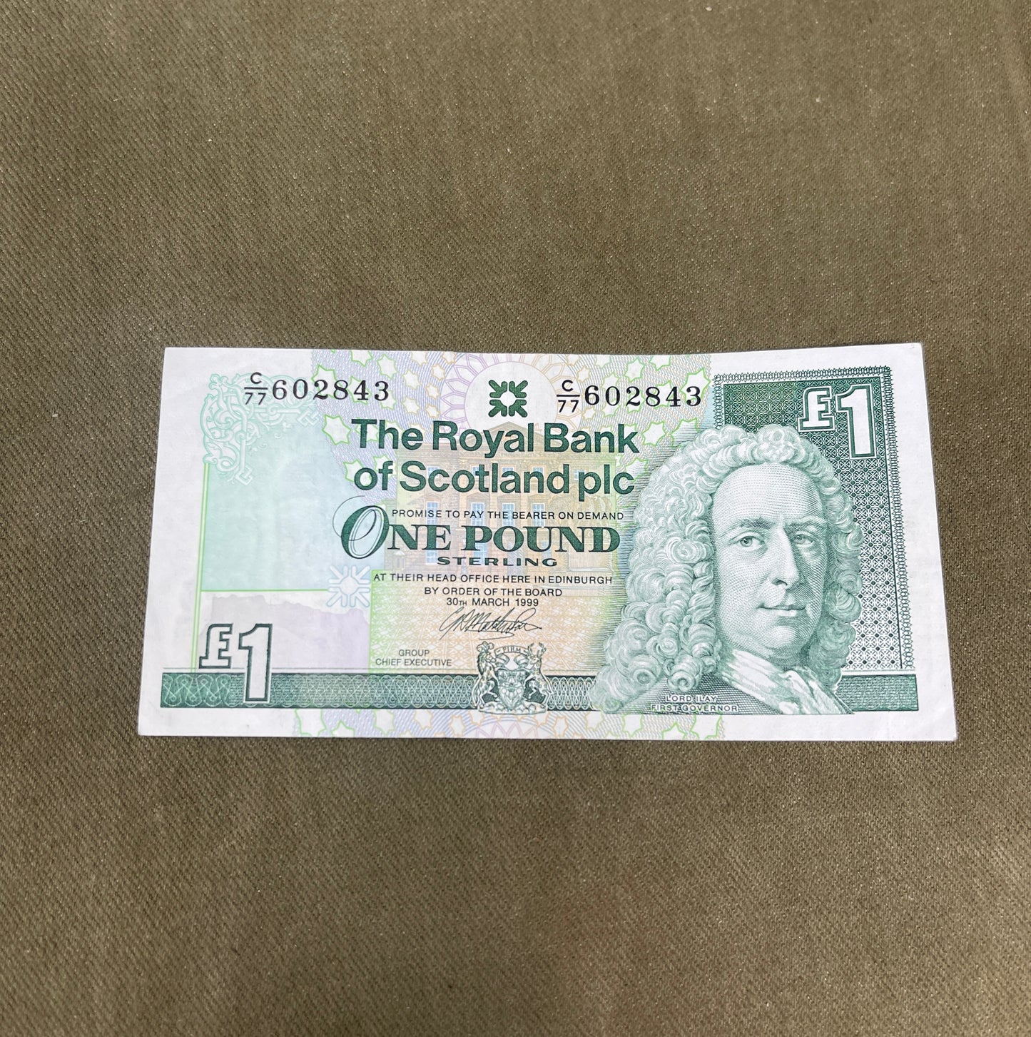 Collection of Vintage Scotitsh £1 Banknotes