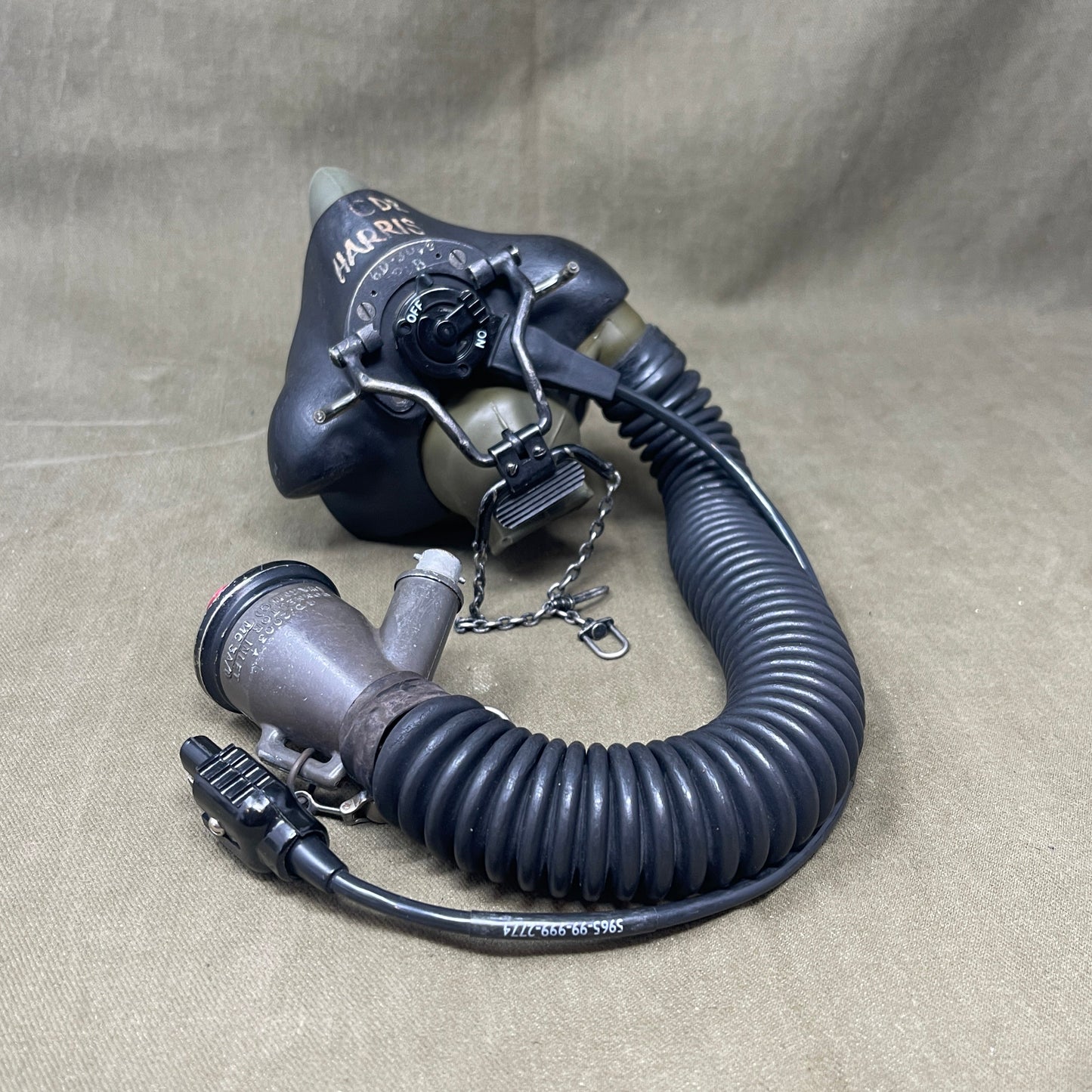 Original RAF P Type Oxygen Mask + Hose