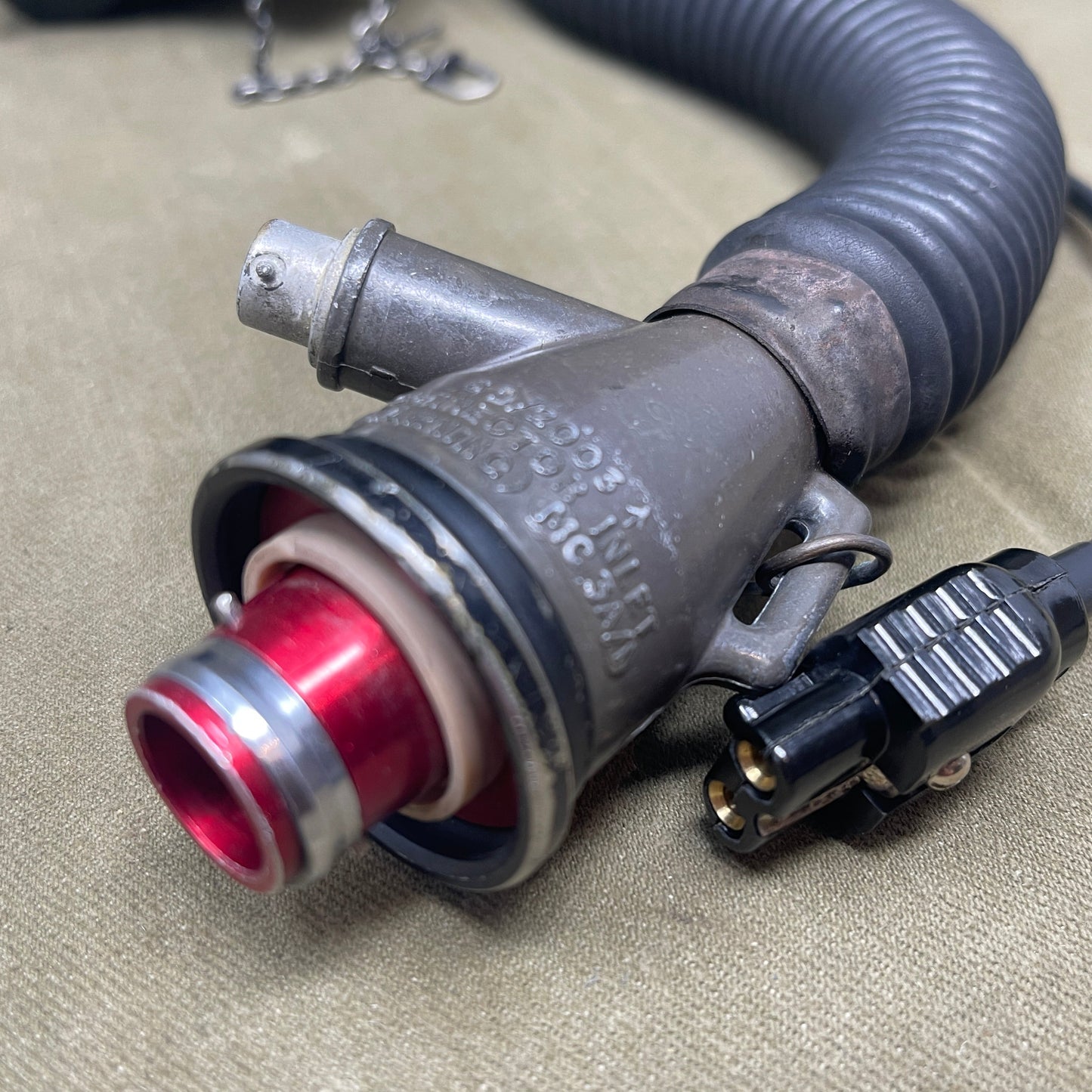 Original RAF P Type Oxygen Mask + Hose