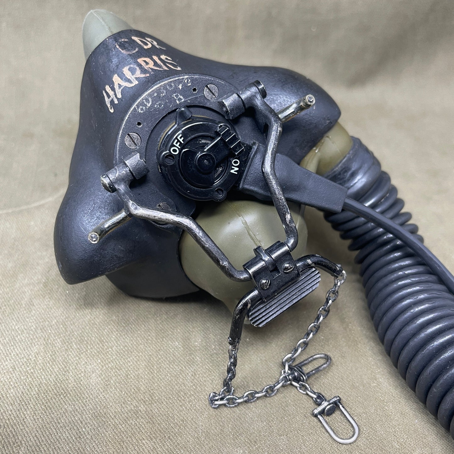 Original RAF P Type Oxygen Mask + Hose