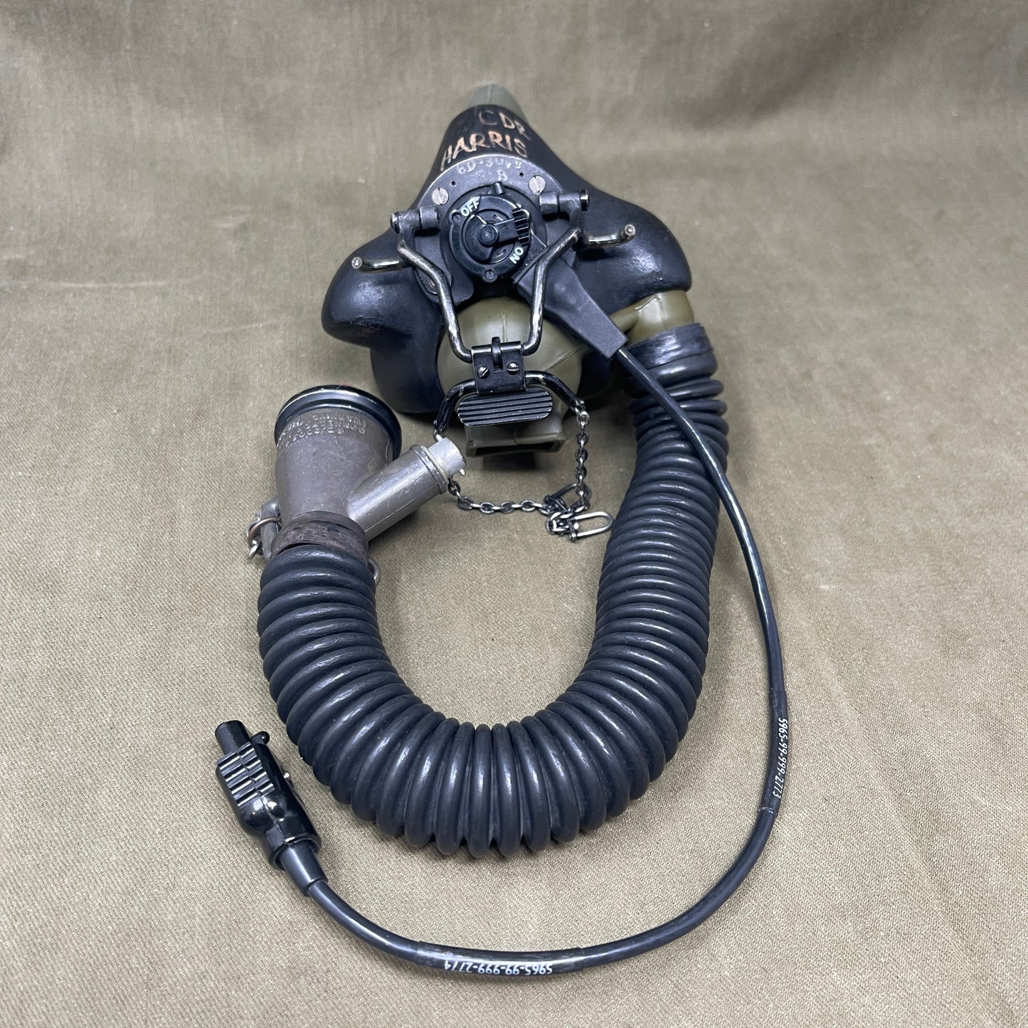 Original RAF P Type Oxygen Mask + Hose