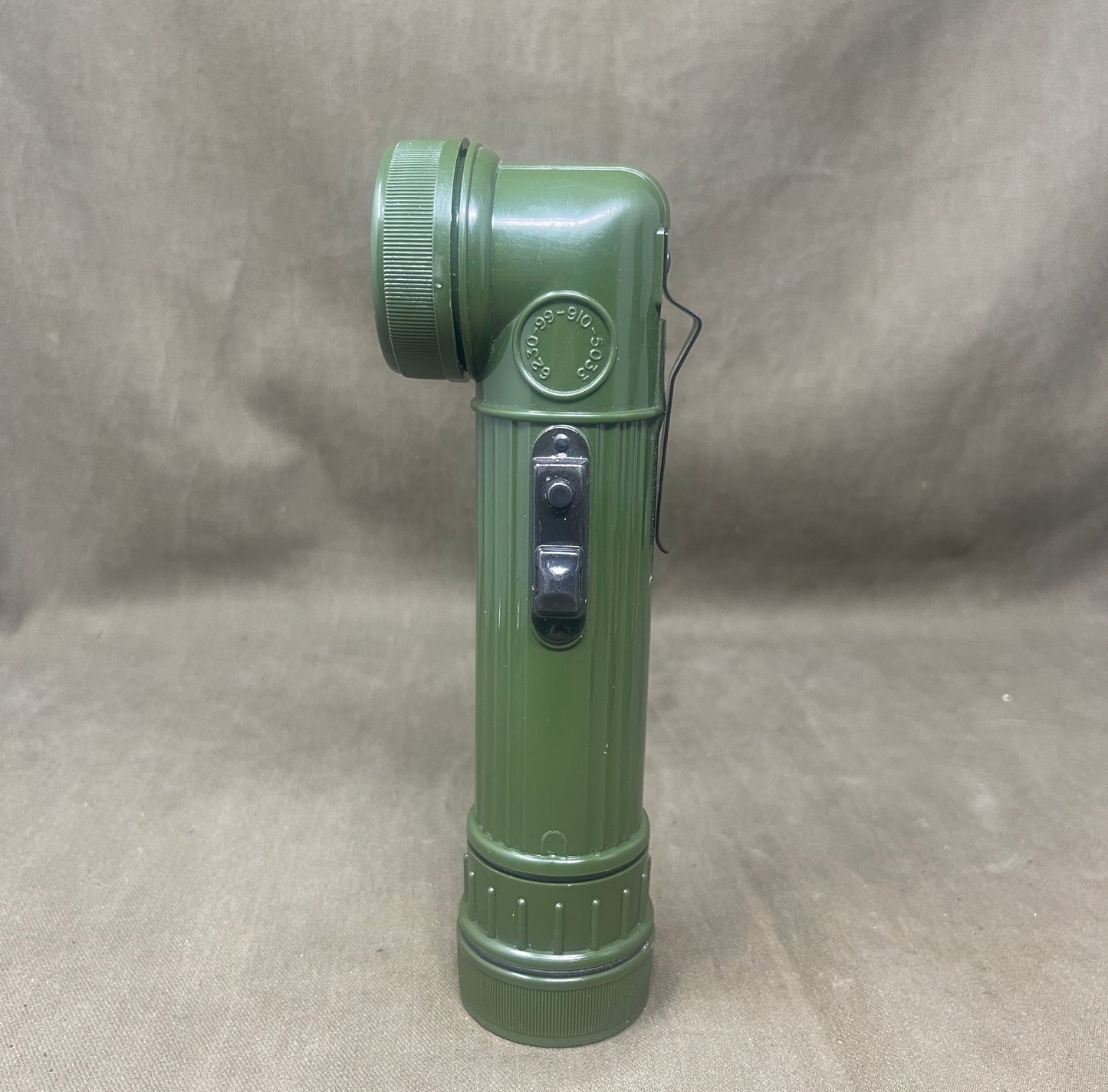 Original British Army Right Angle Torch with Filters – As New