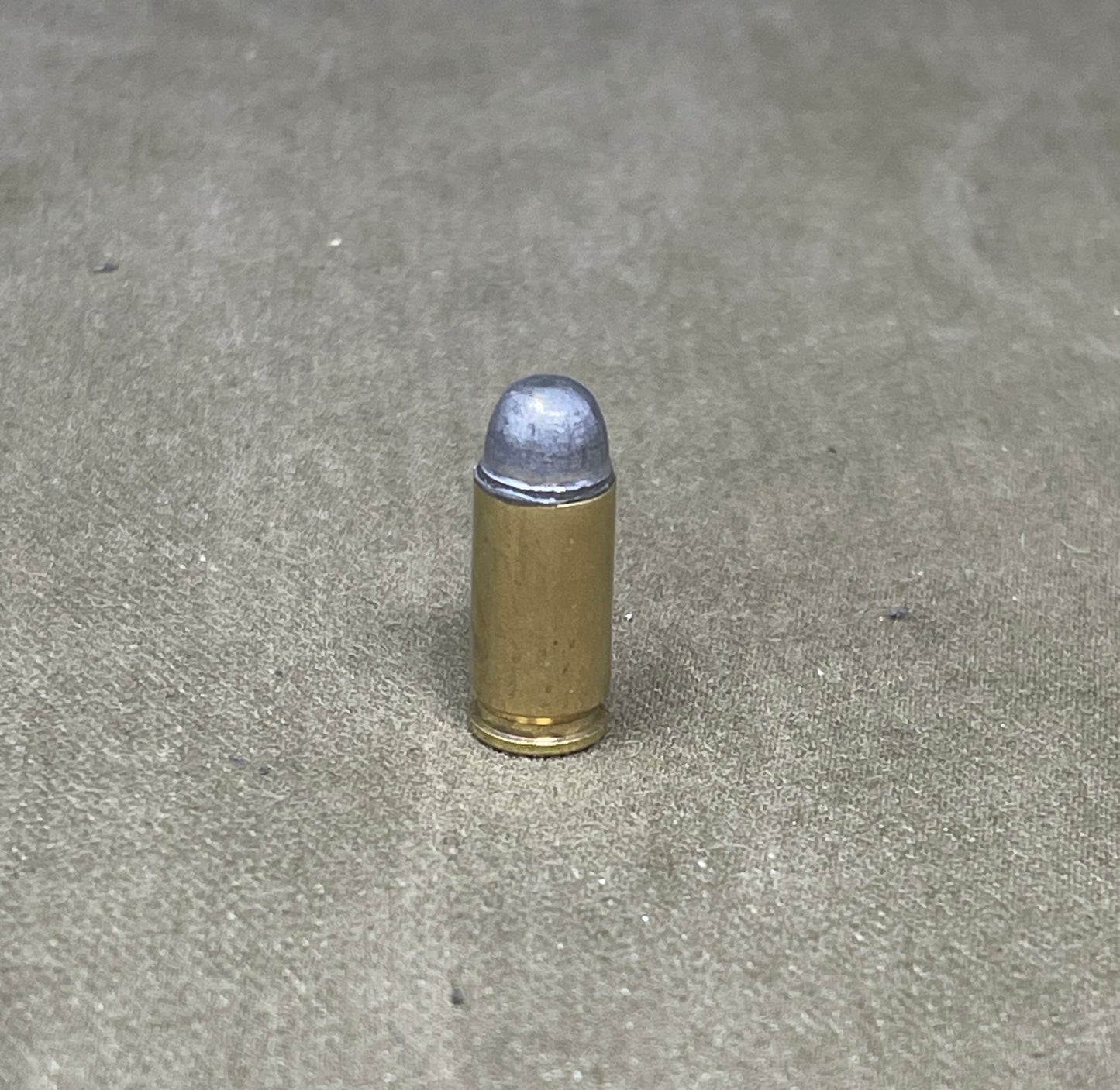 Bullet on a concrete surface