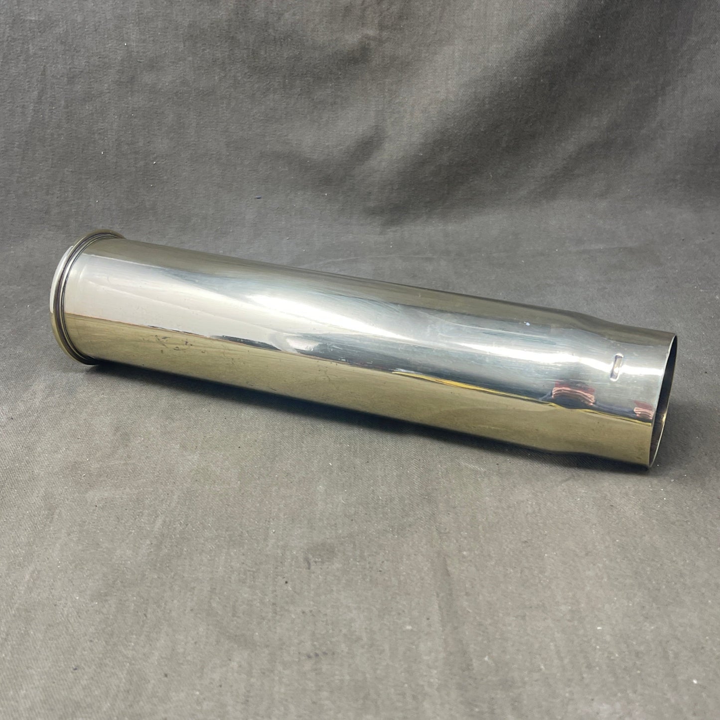 British 6Pdr MKIII Brass Shell Case Dated 1917 Made By Kynoch