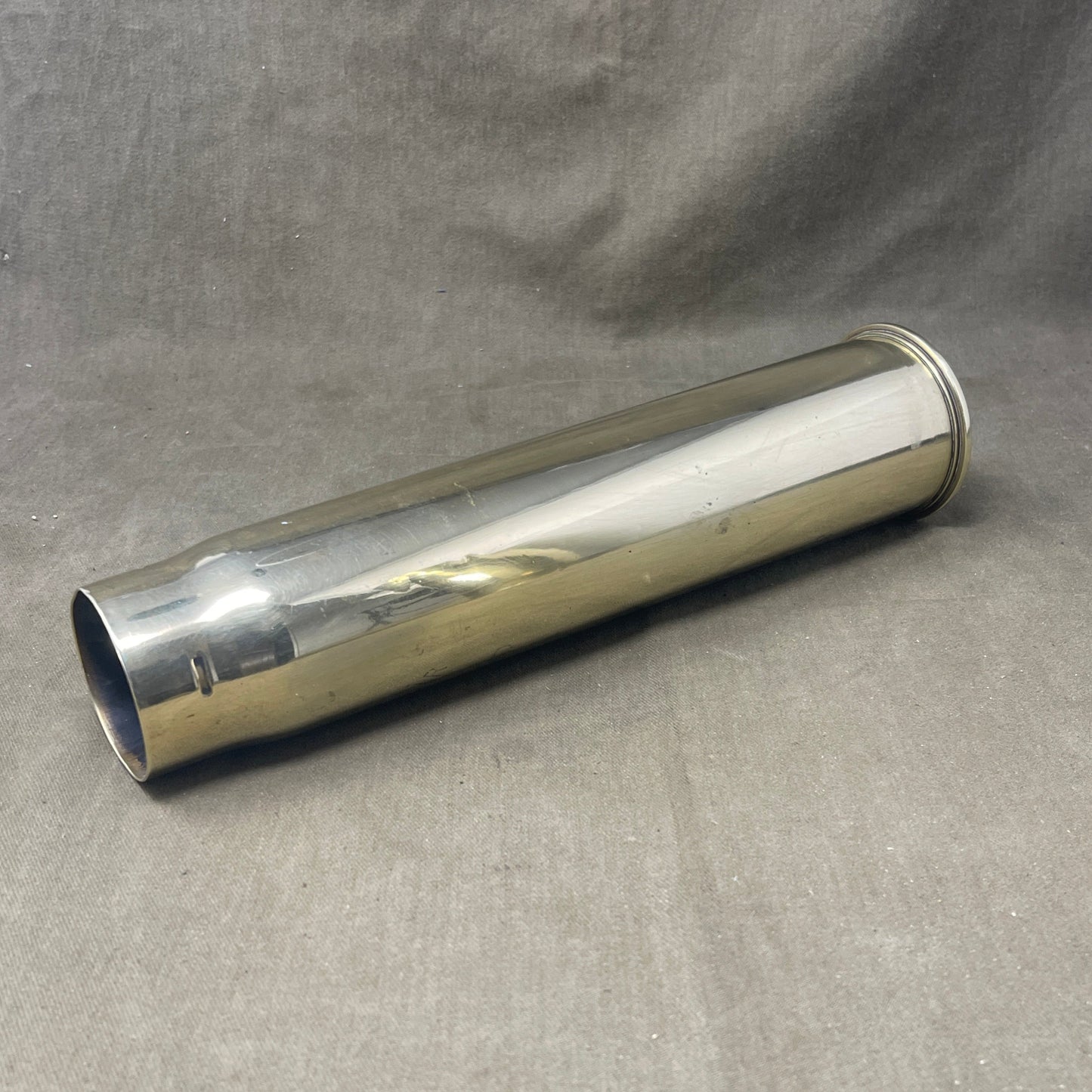 British 6Pdr MKIII Brass Shell Case Dated 1917 Made By Kynoch