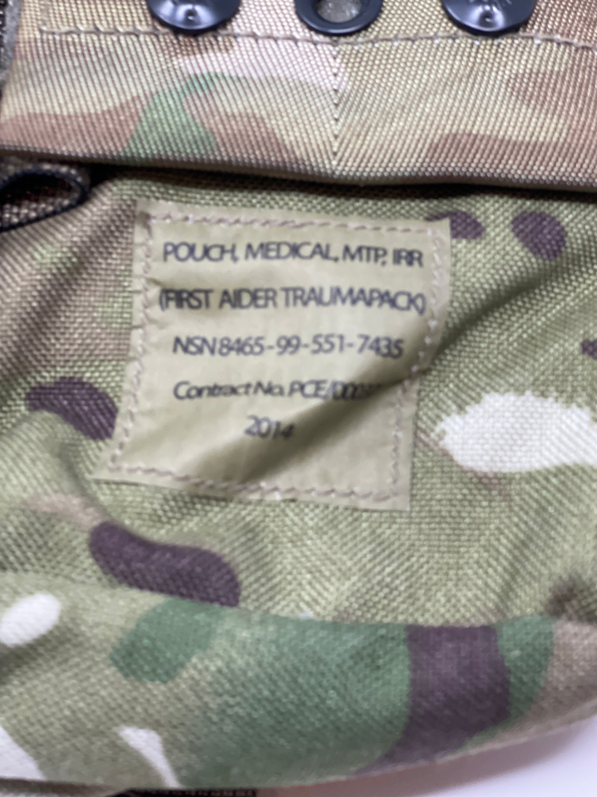 British Army Pouch Medical MTP IRR Trauma Pack