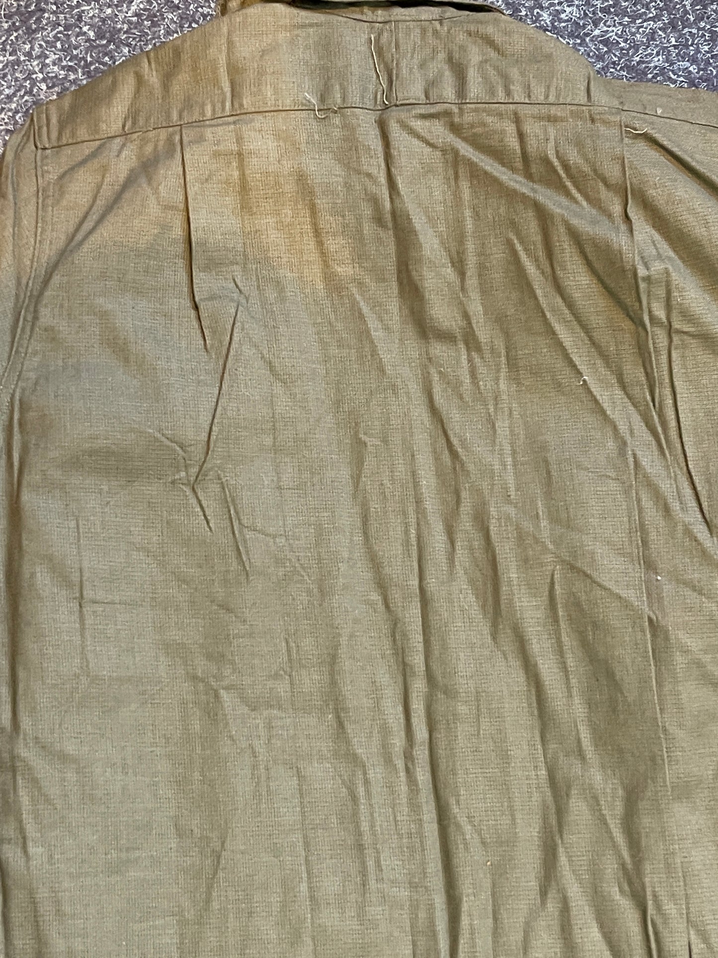 1966 Dated British Army Jungle Green Shirt front image