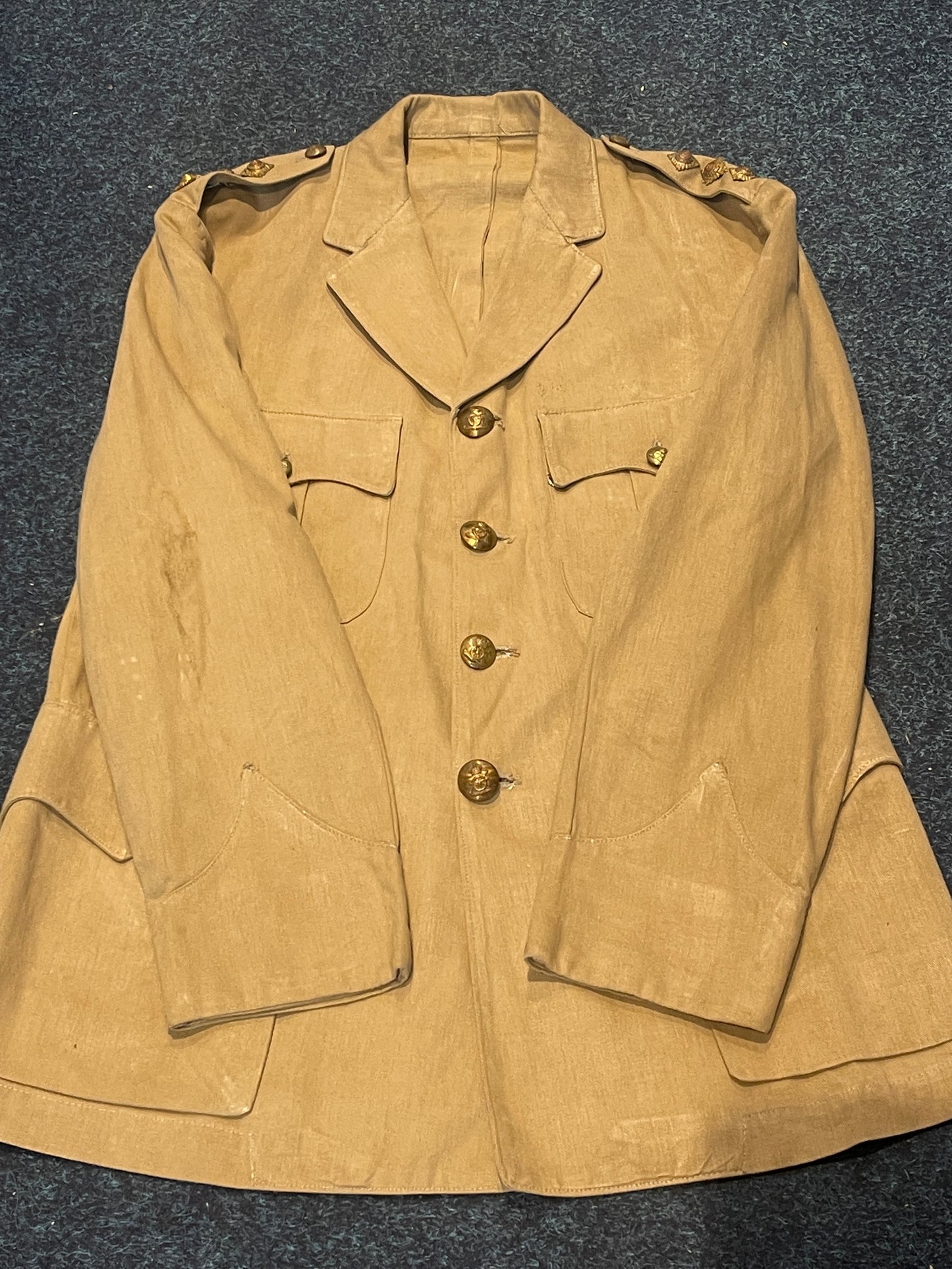 WW2 British Khaki Bush Jacket