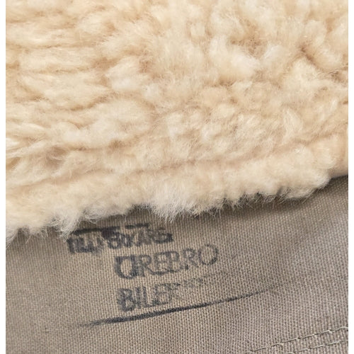 Original Swedish Army M1909 Sheepskin Lined Canvas Field Coat – WW2 Era