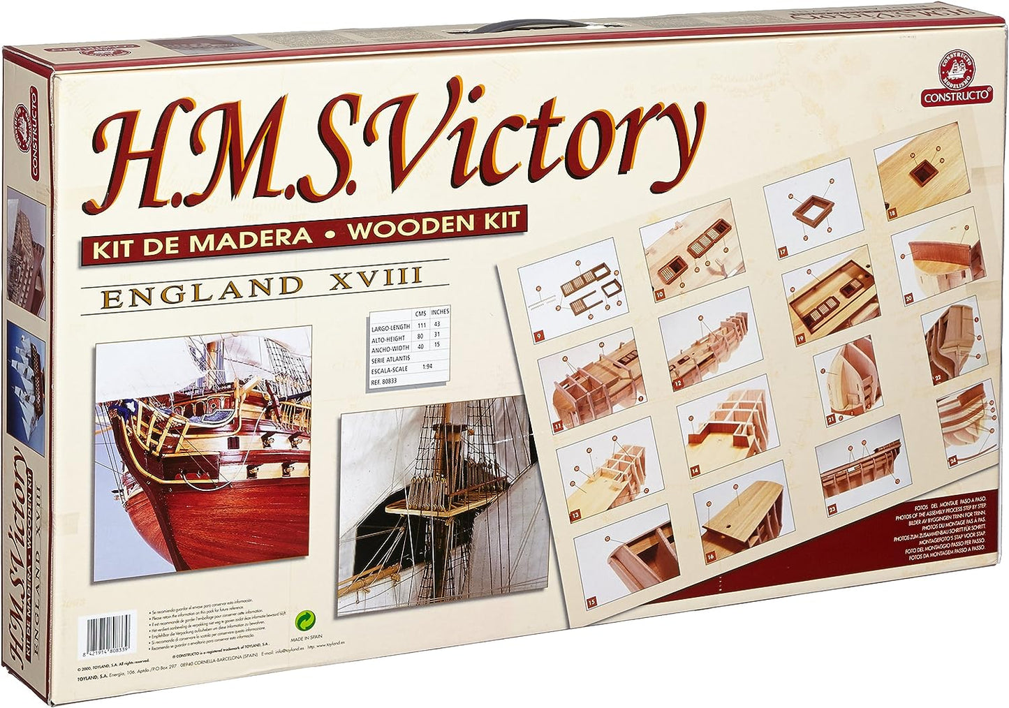 Large Constructo 1/94 Scale HMS Victory