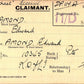 10345 L/Cpl Edmund Amond Memorial Plaque ( Death Penny )