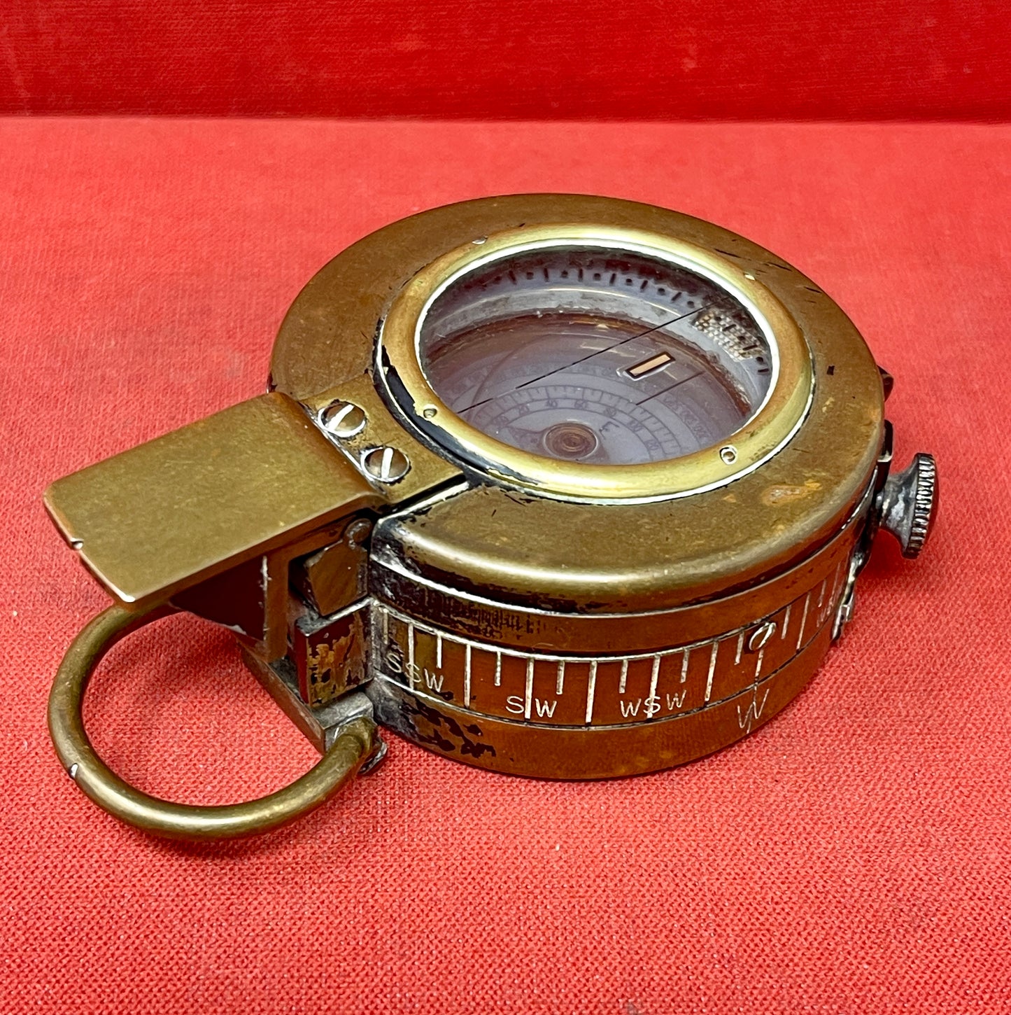 WW2 1941 Dated British Officers MkIII Brass Compass