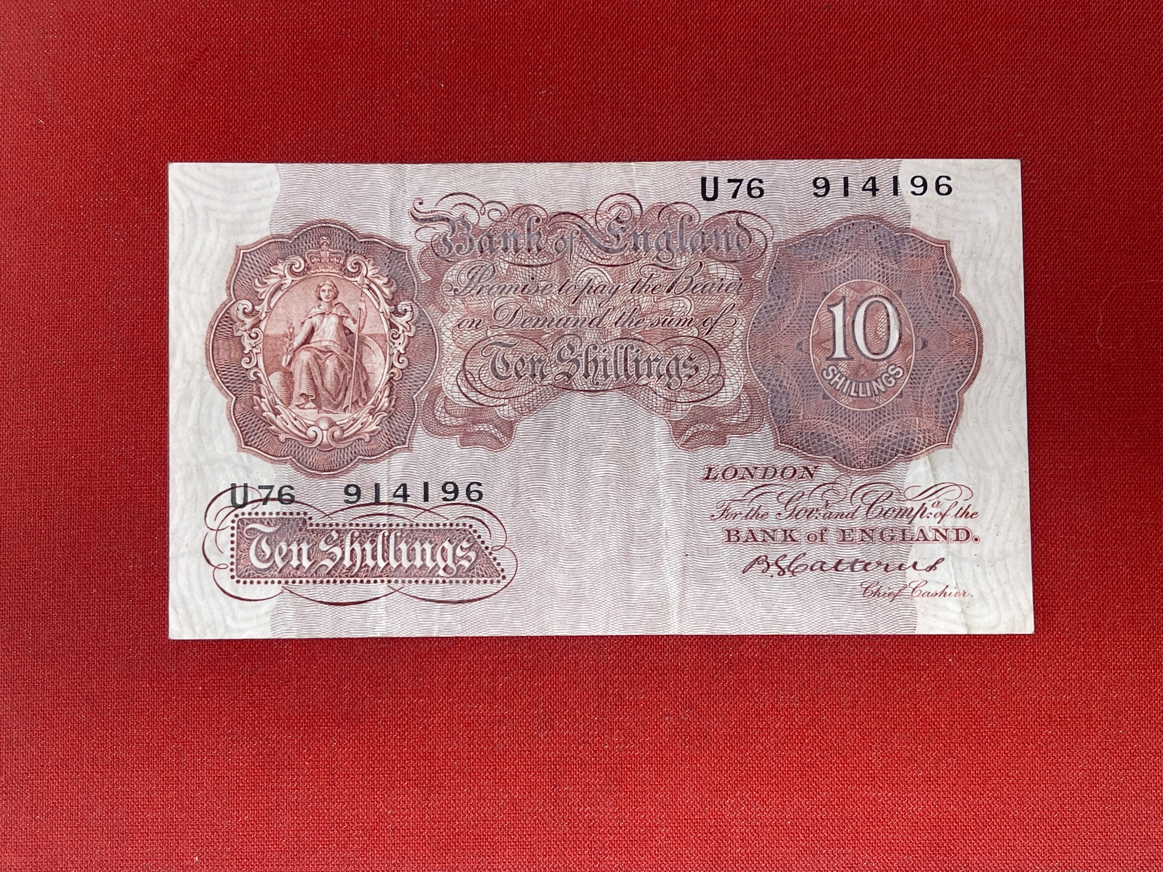 Banknotes Signed by Basil Catterns 1929 to 1934