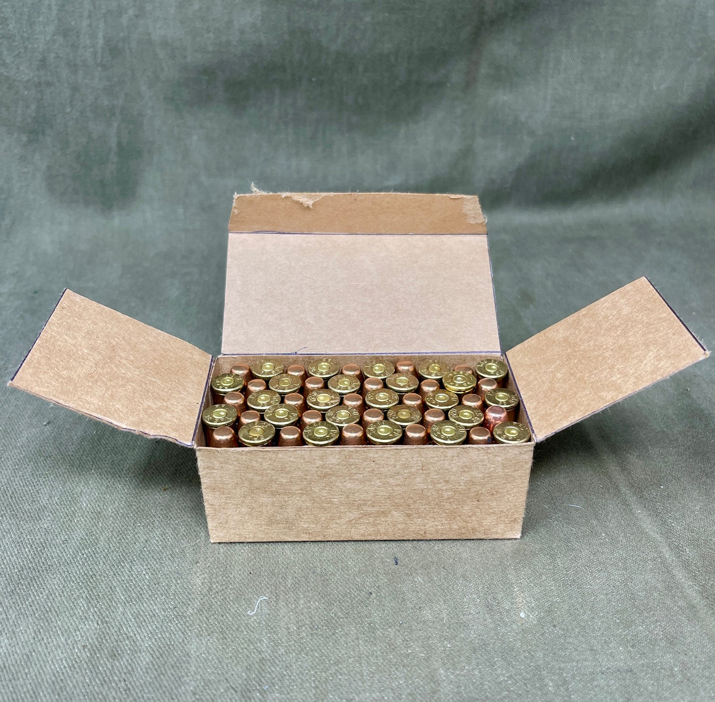 Reproduction Vietnam-Era Box — 50 INERT .38 Special Ball Cartridges