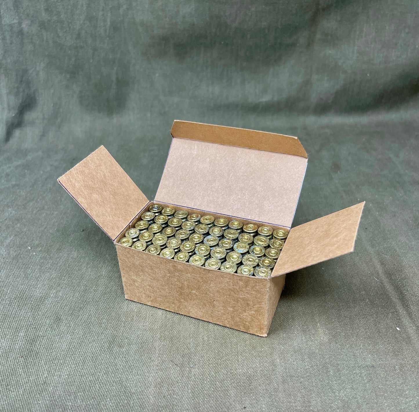 Reproduction WWII-Era Box — 50 INERT .30 M1 Ball Carbine Cartridges