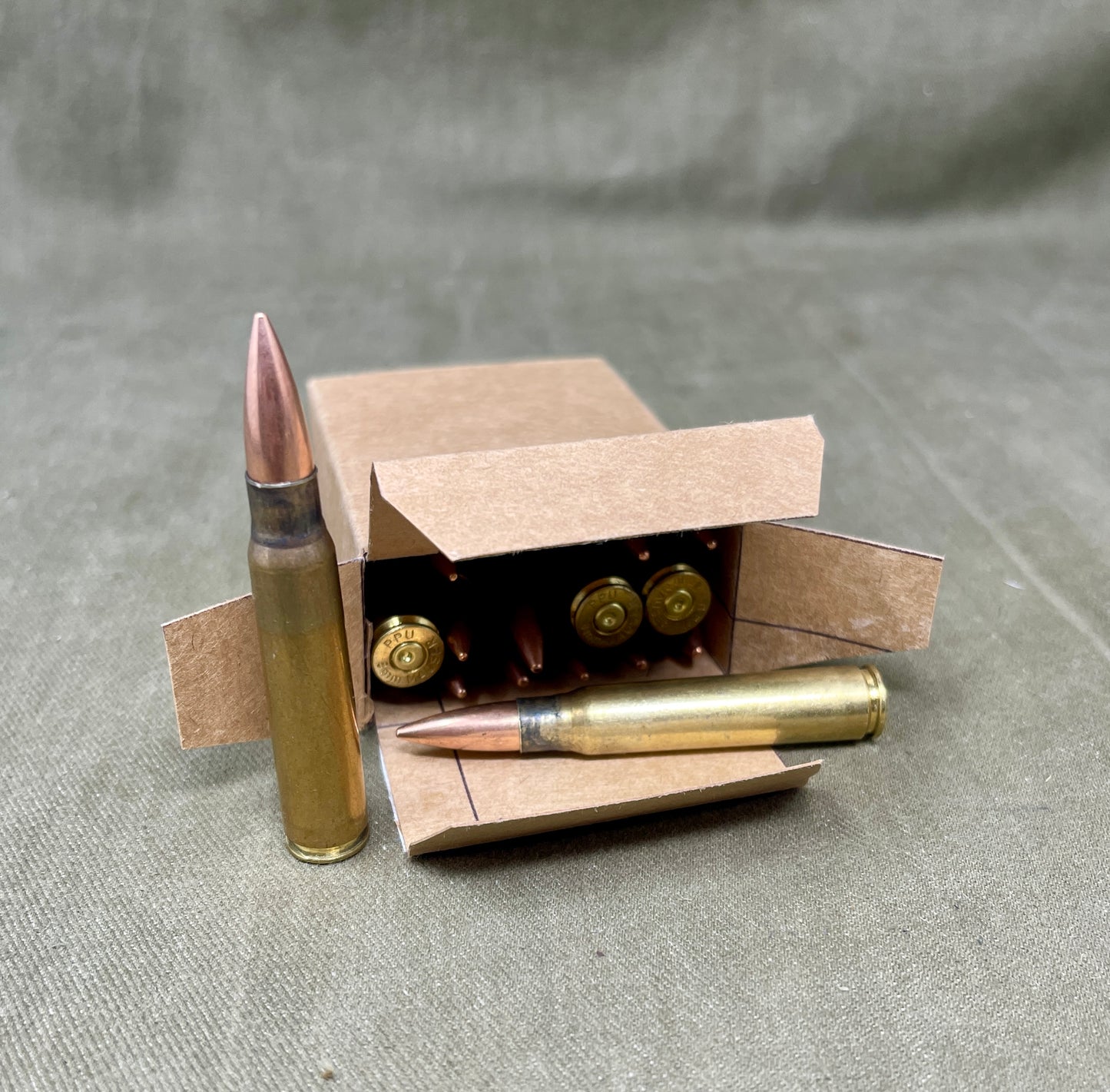 15 x Mauser 7.92x57mm INERT Ammunition 5 Round Clips Boxed.