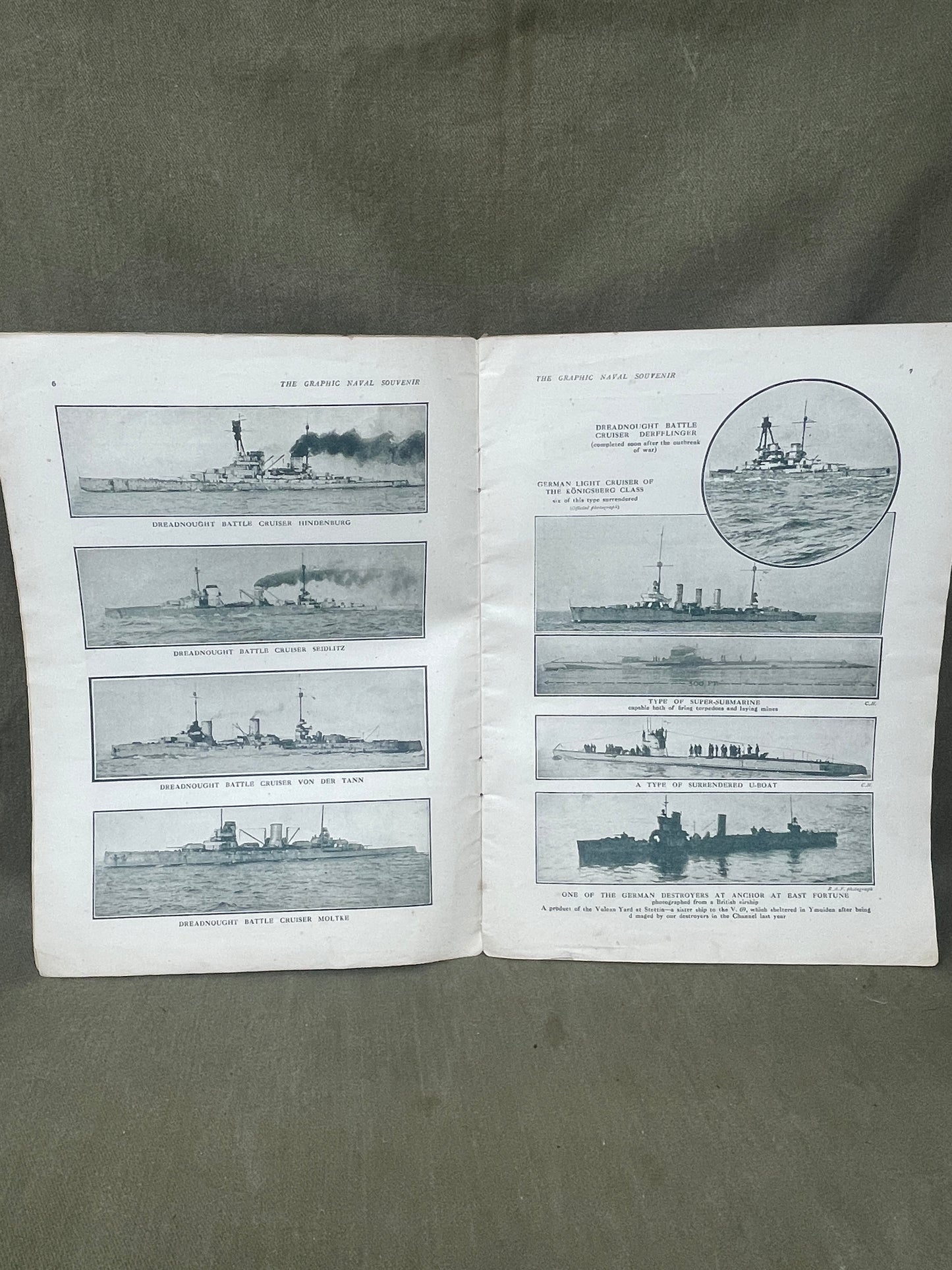 The Graphic Souvenir of the German Navy’s Surrender — WWI Naval History Collectible