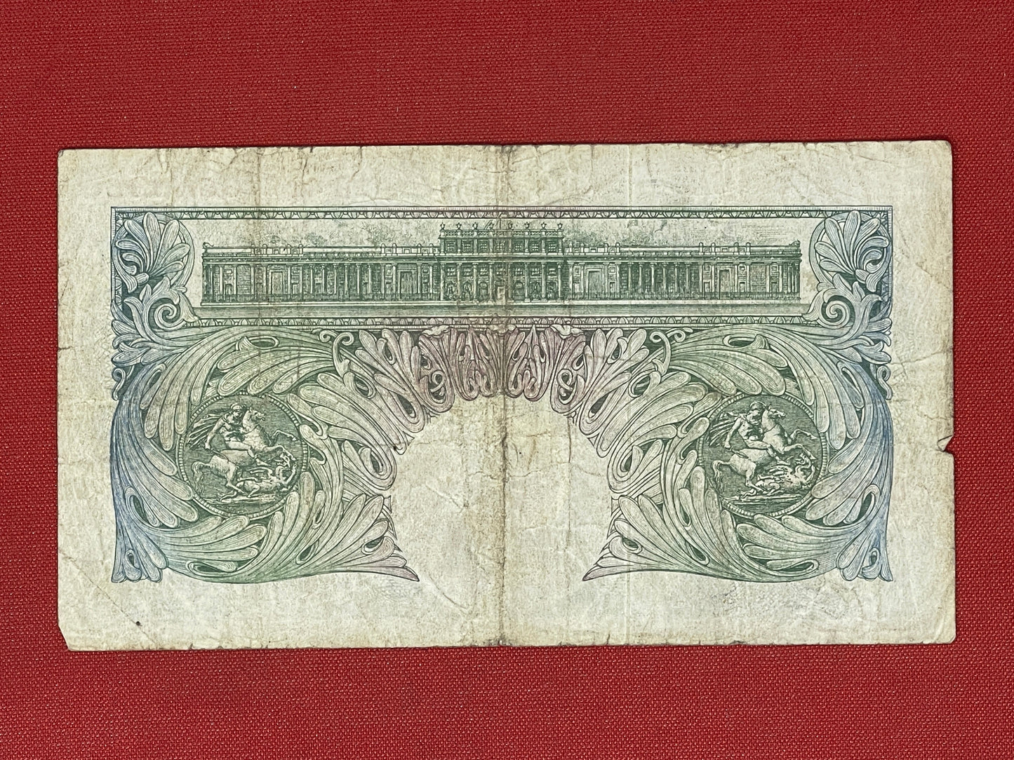 K.O. Peppiatt, One Pound, D42 B654885 ( Dugg. B.238 ) Series "A" Britannia
