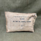 Vintage first aid kit for aircrew on a gray background