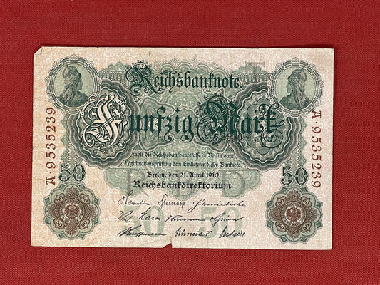 Germany. Imperial Bank. 1883-1918.  50 Reichsmark