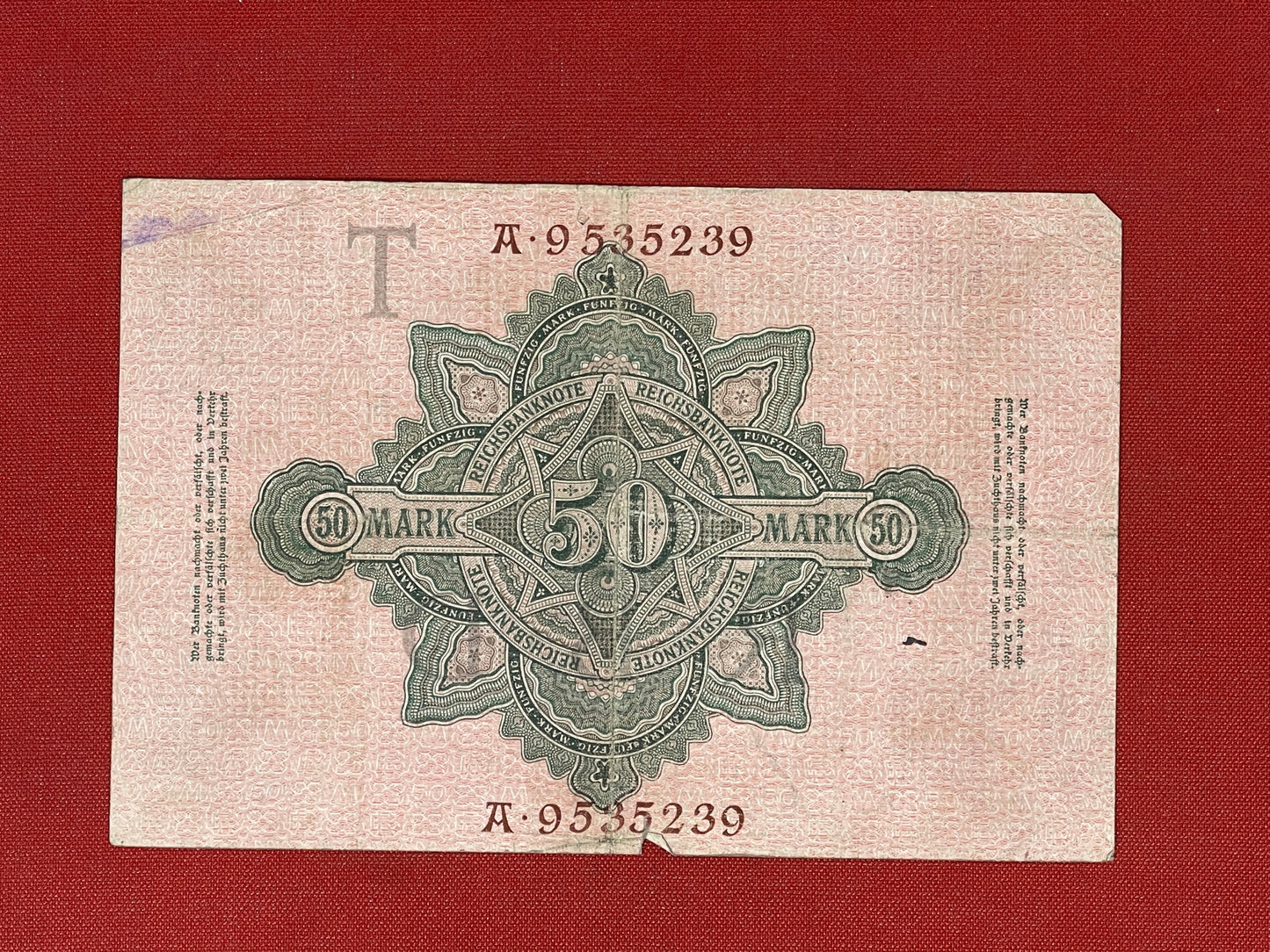 Germany. Imperial Bank. 1883-1918.  50 Reichsmark