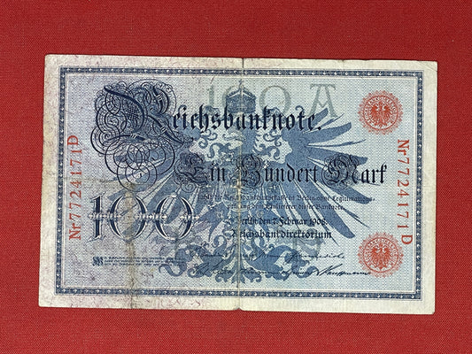 German 100  Reichsbanknote