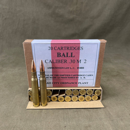 1 x Box .30-06 Springfield Inert Rounds 