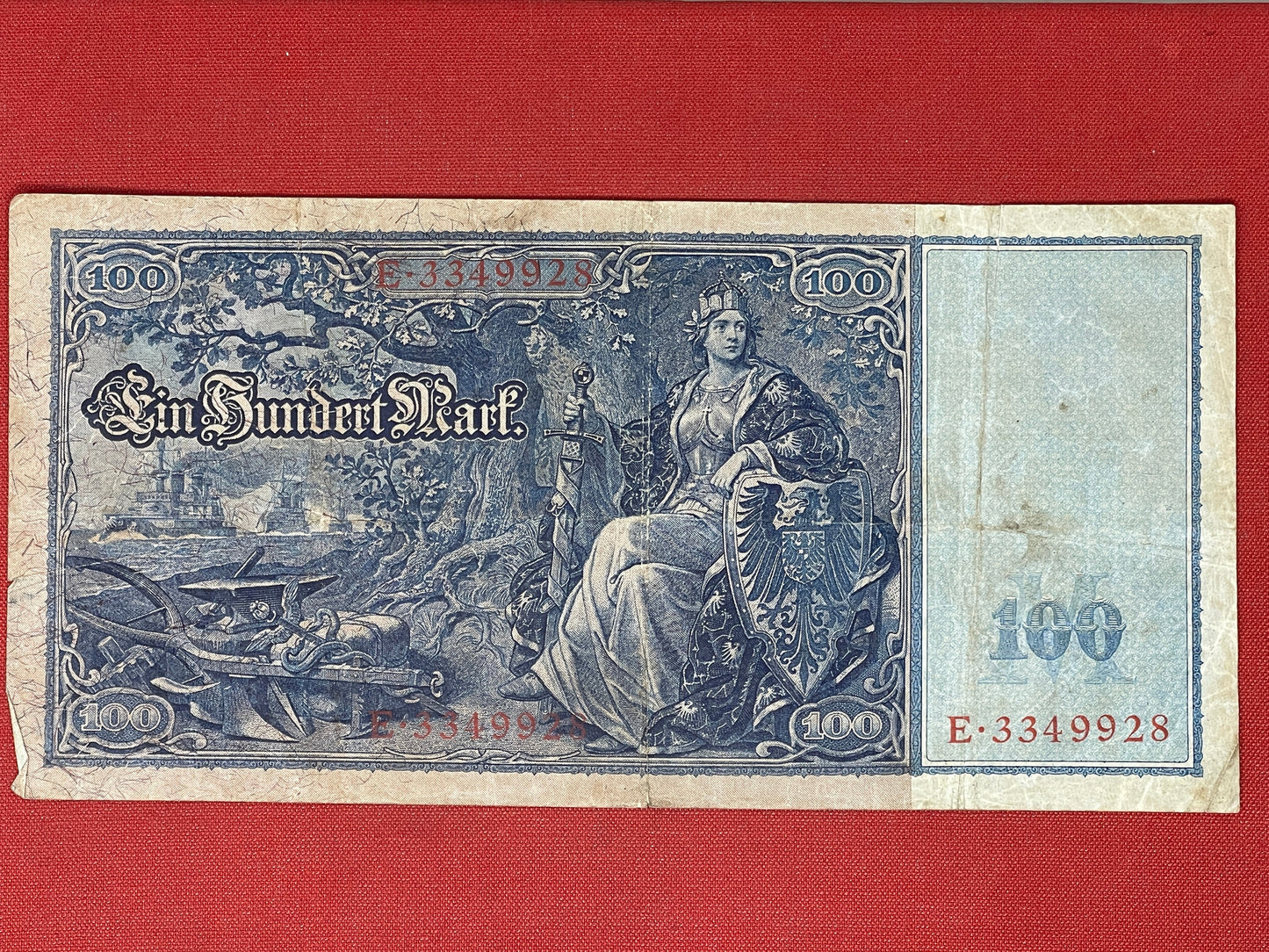 German 100 Reichsbanknote