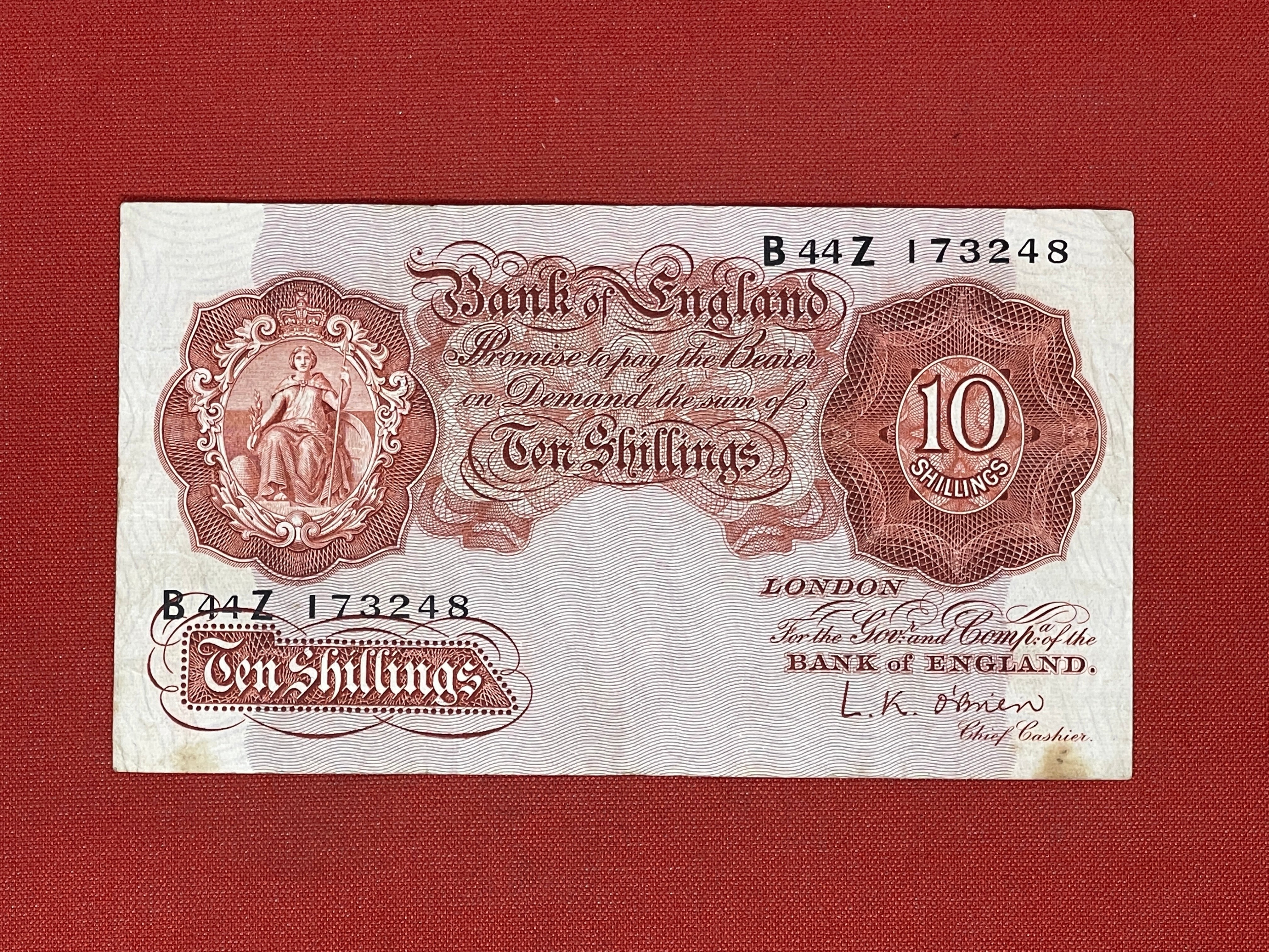 Banknotes Signed Leslie O'Brien: 1955 to 1962