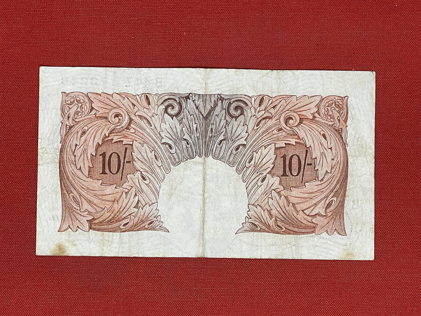 L. K. O'brian : Bank of England. 10 Shillings. B44Z 173248 689661 ( Dugg B2371 )