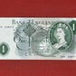 1960 - 1963 Bank of England L K O'Brien Green £1 One Pound Banknote 17th March 1960