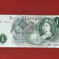 1960 - 1963 Bank of England L K O'Brien Green £1 One Pound Banknote 17th March 1960