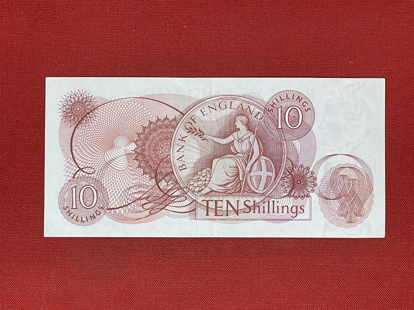 Bank Of England J S Fforde 10 Shillings ( Dugg B309 ) 15th February 1967