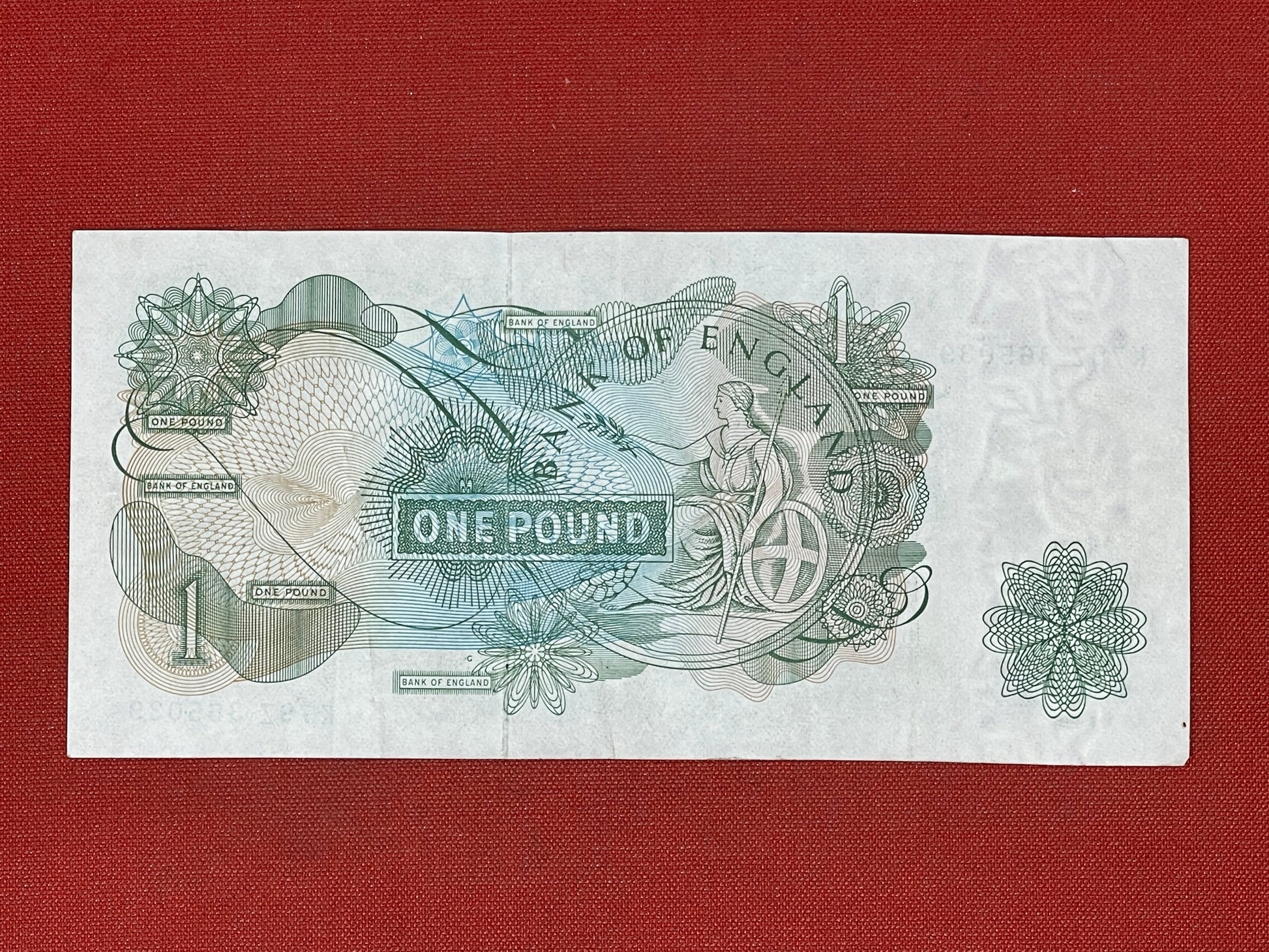 Bank of England £1 Banknote Signed J Fforde ( Dugg B303 )