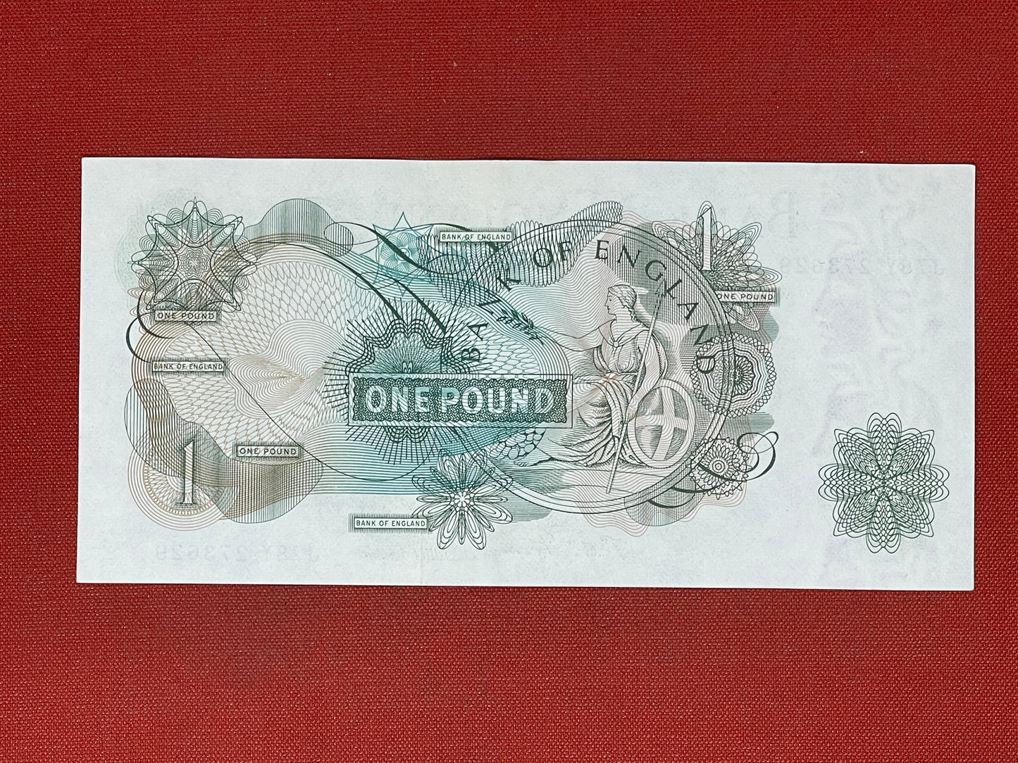 Bank of England £1 Banknote Signed J Fforde ( Dugg B301 )