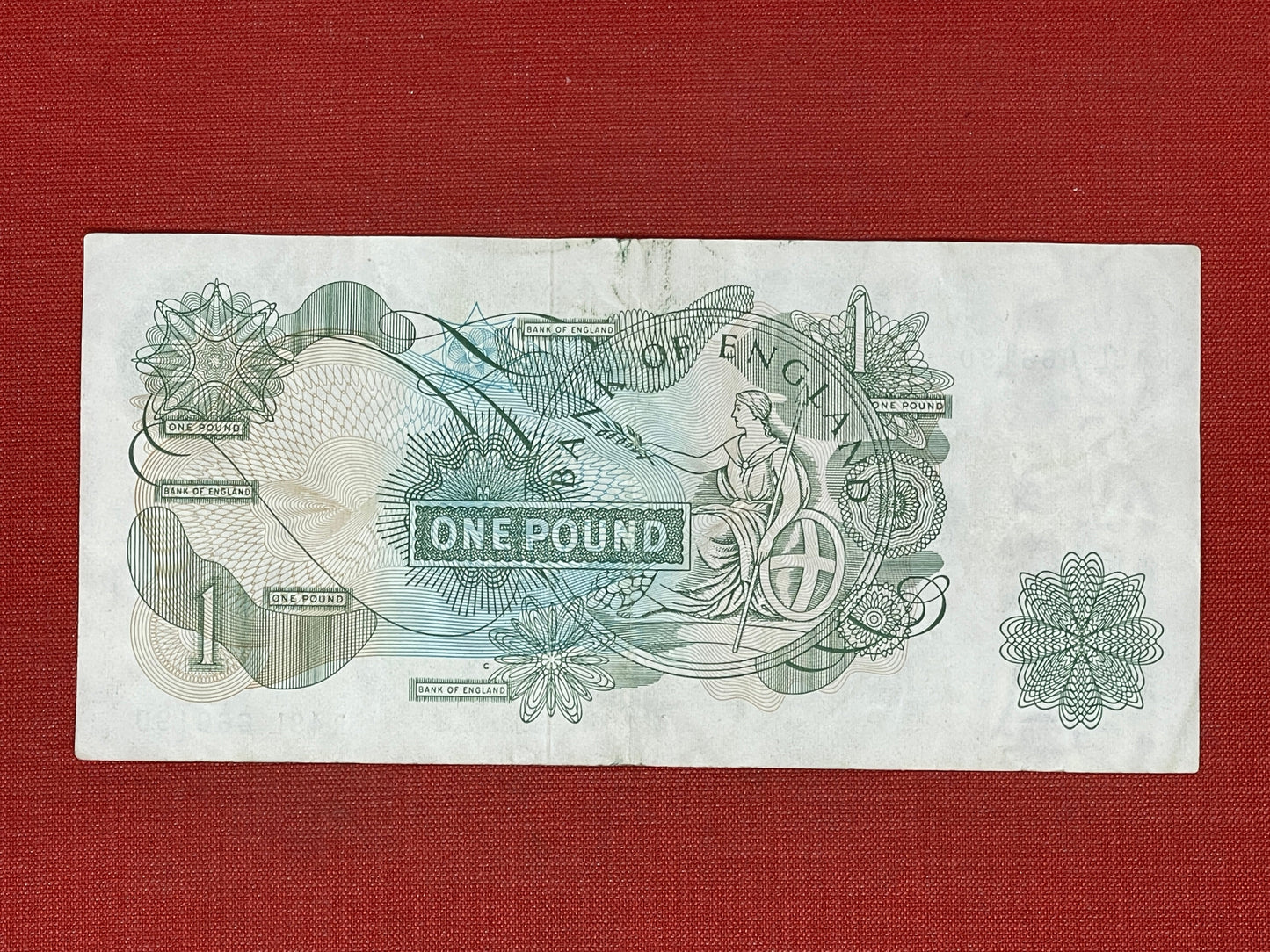 Bank of England £1 Banknote Signed J Fforde ( Dugg B307 )