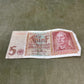 Selection of German WW2 1942 Dated 5 Reichsmark Reichsbanknote – Original WWII Currency