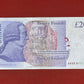 Bank of England 20 Pound Note Series F Prefix AB