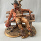 Capodimonte Tramp on Bench Figurine by Volta