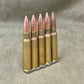 5 × INERT 7.92×57mm Rounds on Original Stripper Clip — Deactivated Display Set