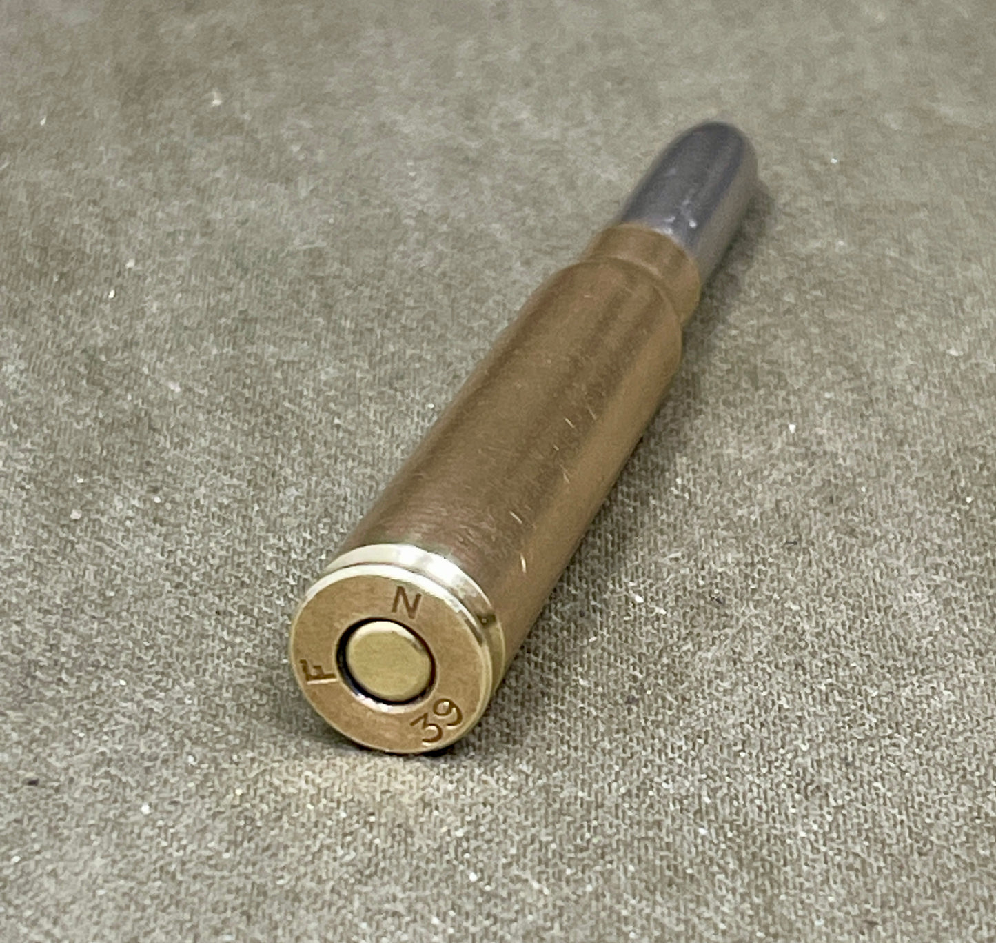 Original INERT Belgian 7.65×53 Round — Dated 1939 FN | Wartime Deactivated Cartridge