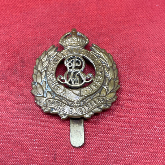 Royal Engineers King Edward VII Cap Badge