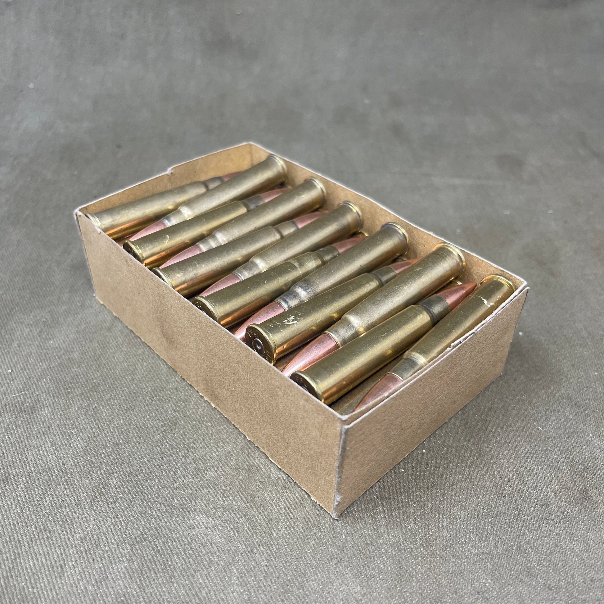 48 Round Box of Inert/ Display – .303 Lee Enfield Rounds Canadian Packaging