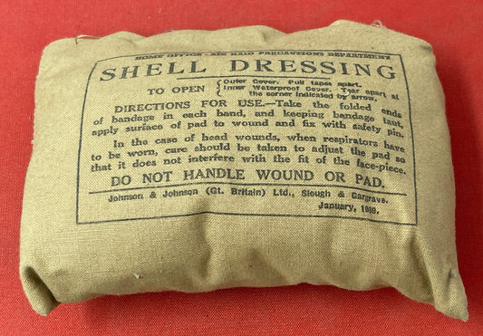 British Army issue  Shell Dressing dated 1939
