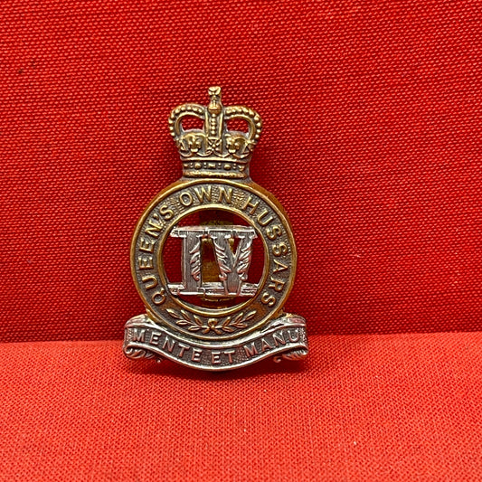 4th Queens Own Hussars Cap Badge 