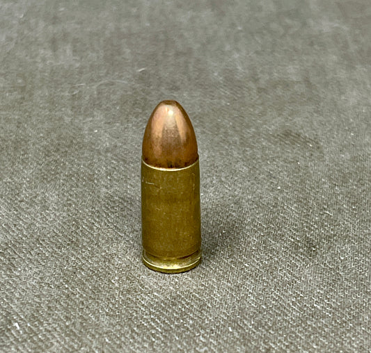 Inert 9mm Round – MM 45 Covert Headstamp, Dominion Arsenal (Canada)